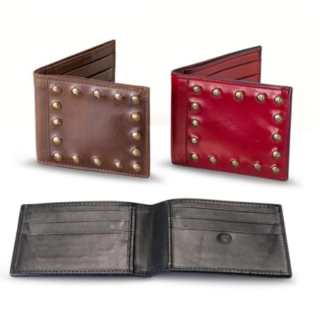 A09/C - studded small wallet