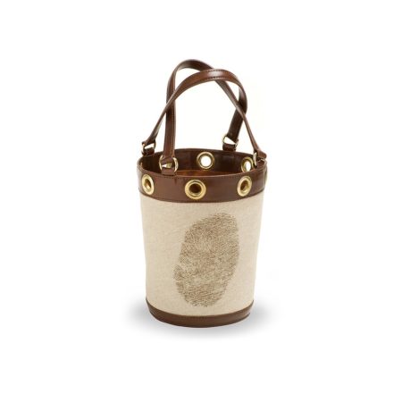 W01 - Medium bucket bag with fingerprint