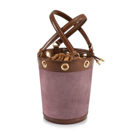 W01 - Medium bucket bag in suede