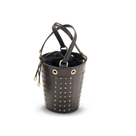 W01 - Small studded bucket bag